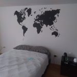 Decorative vinyl of the world